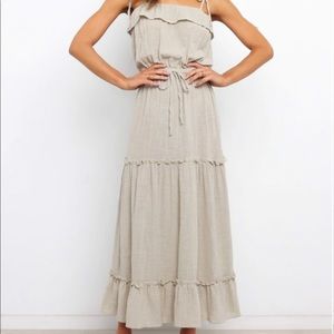 NWT Petal & Pup linen blend maxi dress size XL